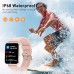 Tranya Smart Watch, 1.69вЂвЂ™ Full Touch Color Screen, 7-10 Days Battery Life, Android and iOS Compatible, IP68 Waterproof, Fitness Tracker, Heart Rate Monitor, TranyaGo Sports Watch, Pink